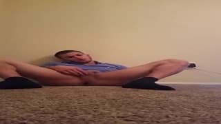 Gay guy has the best time jerking off