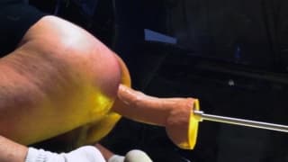 This guy is enjoys his sex machine on camera