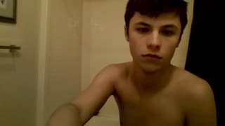 Hot young twink enjoys his dick alone Hot young twink enjoys his dick alone