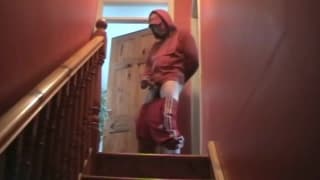 Horny guy at home uses his new toy to cum Horny guy at home uses his new toy to cum