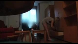Kitty sets up a spy cam for this good fuck Kitty sets up a spy cam for this good fuck