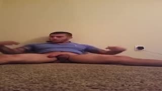 This hunk really enjoys wanking himself off This hunk really enjoys wanking himself off