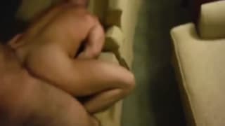 Bodybuilder is enjoying his body with a dude Bodybuilder is enjoying his body with a dude