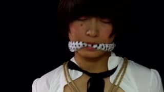 Asian girl in school uniform gets tied up Asian girl in school uniform gets tied up