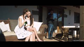 Emylia Argan joins a couple for threesome Emylia Argan joins a couple for threesome