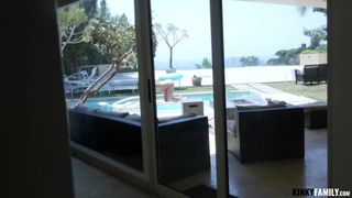 Creepy Step Brother Spy On Step Sister Blonde Teen Girl