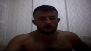 This dark guy has a good time on webcam This dark guy has a good time on webcam