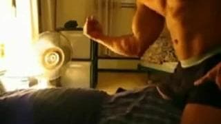 Muscular guy just wants to get hard on cam Muscular guy just wants to get hard on cam