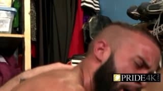 Gay stud fills his coworker with his dick Gay stud fills his coworker with his dick