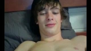 Cute college guy is jerking off in dorm Cute college guy is jerking off in dorm
