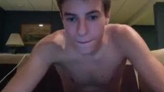 Young high school twink masturbating Young high school twink masturbating