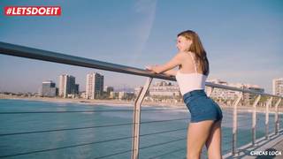 Russian babe loves to tease her man Russian babe loves to tease her man