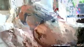 A horny brunette give pleasure to herself A horny brunette give pleasure to herself