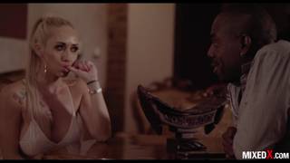 Blonde babe with big tits sucks dick Blonde babe with big tits sucks dick