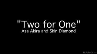 Asa Akira And Skin Diamond: Orgasmic Oralists Threesome With BBC Asa Akira And Skin Diamond: Orgasmic Oralists Threesome With BBC