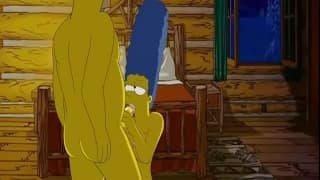 Homer and marge simpson making porn