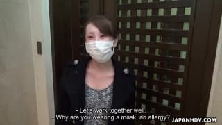 Aya Kisaki's Desperate Solo Ride with Her Favorite Dildo