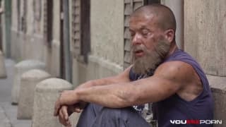 Youmixporn - Sexy teens fuck a homeless guy Youmixporn - Sexy teens fuck a homeless guy