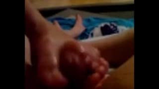 Footjob fancy in amateur pleasure session Footjob fancy in amateur pleasure session
