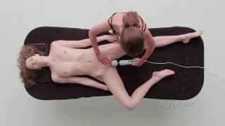 Lesbian, Masturbation , Redhead , Squirting , Massage , Sextoys