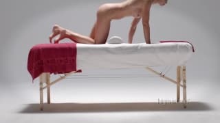 Brunette went for a powerful pussy massage Brunette went for a powerful pussy massage