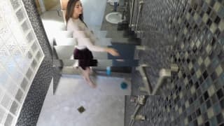 Bella Rose is a bad step-sister, spank her!