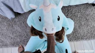Stephie in her unicorn pyjama fucking her stepdad Young, Blowjob, Interracial, POV , Uniforms, Big Dick, Ex-Girlfriend, Full HD, Step-family, Big Ass