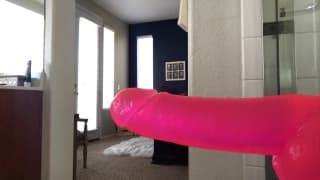 Shay Fox at home and enjoying a dildo alone Shay Fox at home and enjoying a dildo alone