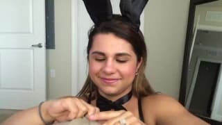 This amateur teen has her pussy filled with a huge dildo This amateur teen has her pussy filled with a huge dildo