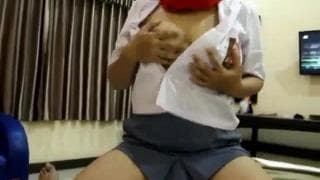 This Arab University student enjoys a hard fuck