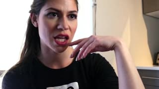 Ashley Alban gives the sloppiest of blowjobs! Ashley Alban gives the sloppiest of blowjobs!