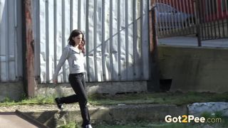Compilation of outdoor pissing porn girls