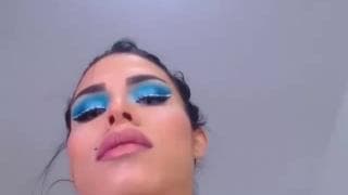 Emmily Santibanez is in front of the camera wanking