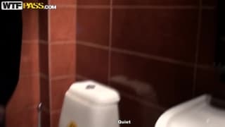 Sucking off a stranger and letting him fuck her bareback Sucking off a stranger and letting him fuck her bareback