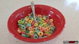 Breakfast blowjob from my MILF stepmom Breakfast blowjob from my MILF stepmom