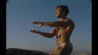 DaVinci nude body stretching outside DaVinci nude body stretching outside