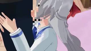 3D porn anime blowjob with a horny student 3D porn anime blowjob with a horny student