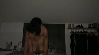 This young couple make a porno at home together This young couple make a porno at home together