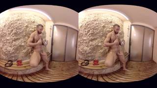 Watching this hot guy get naked and wash himself before a wank Watching this hot guy get naked and wash himself before a wank