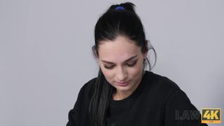 Leanne Lace gets arrested and the guard's gonna fuck her!