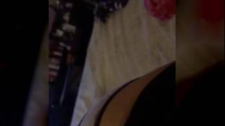 Big busty slut exciting herself at home