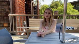 Anna Claire improving her blowjob skills Anna Claire improving her blowjob skills