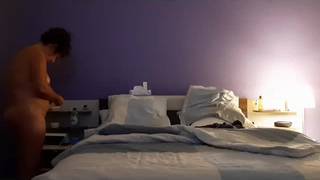 Giving him a blowjob and he fingers her too