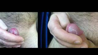 Hairy solo guy is wanking until he cums Hairy solo guy is wanking until he cums