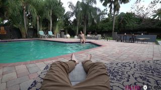 Kylie Rocket is going to suck and fuck by the pool