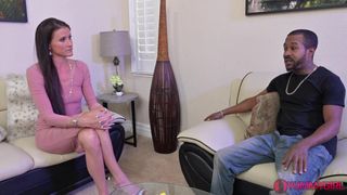 Sofie Marie enjoys a black man's dick