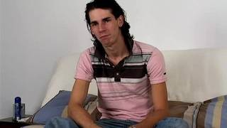 Shaking his cock for your viewing pleasure