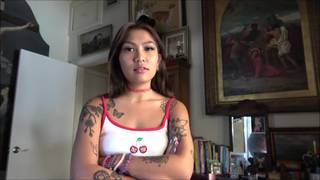 A n Asian girl with a perfect tattoo in her POV A n Asian girl with a perfect tattoo in her POV
