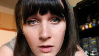 Beautiful trans masturbating his dick with a special toy Beautiful trans masturbating his dick with a special toy