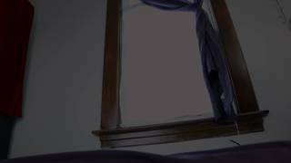 A trans brunette is sitting on a dildo A trans brunette is sitting on a dildo